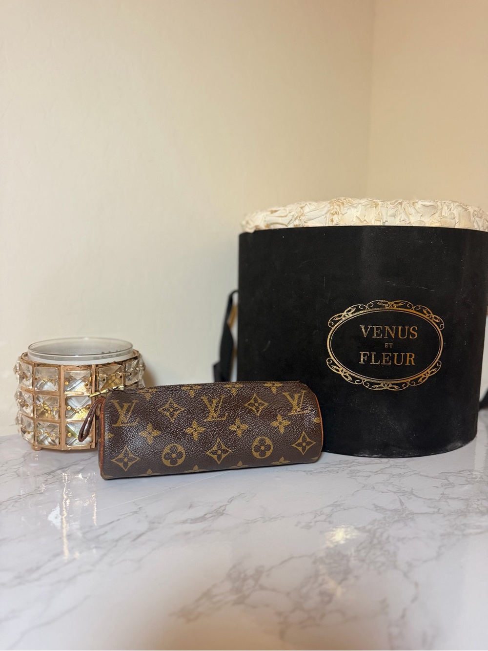 Vintage Louis Vuitton Etui Trois Golf Ball Pouch